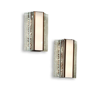 No. 2439, Rare Pair of Sconces by Max Ingrand for Fontana Arte