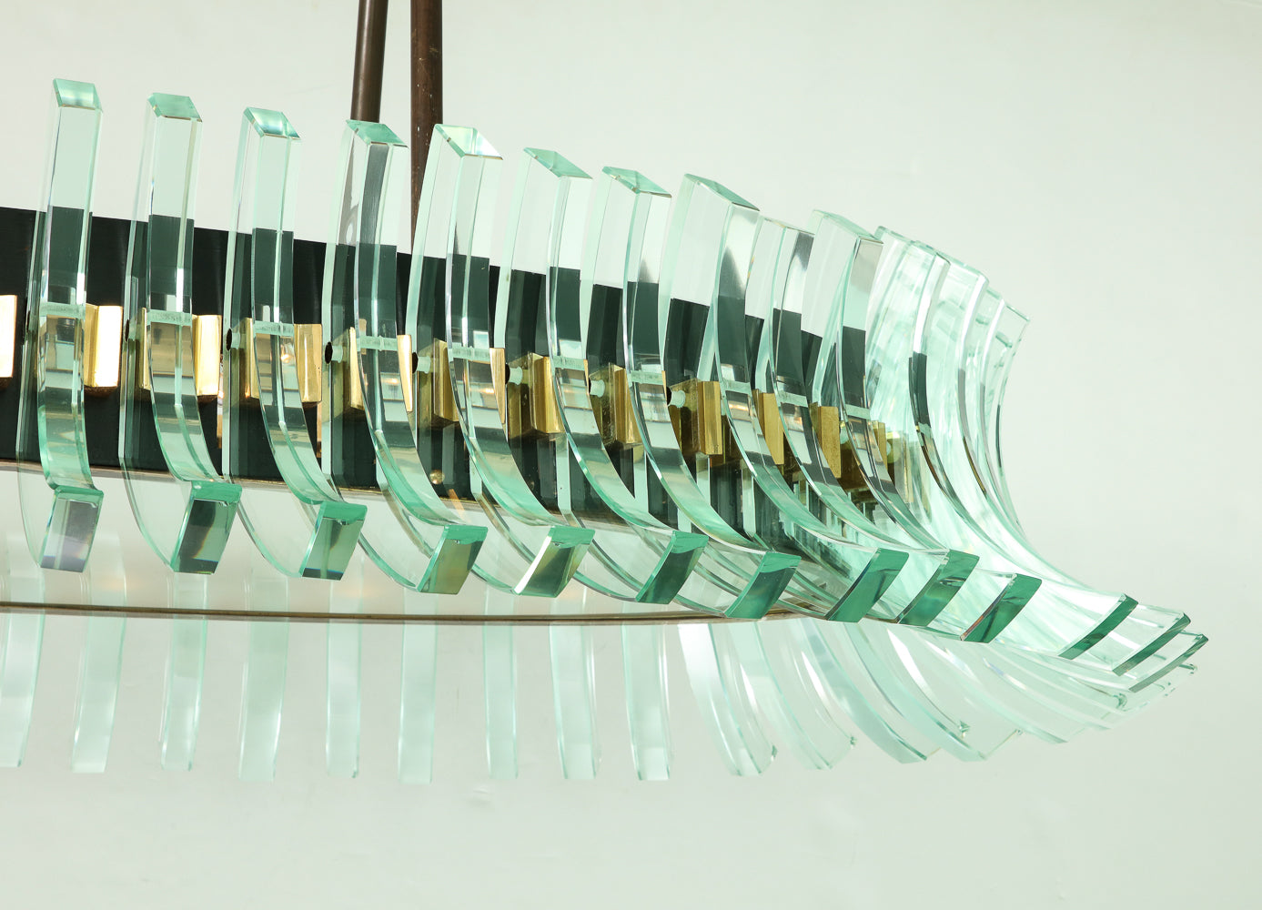Model No. 1880 Chandelier by Max Ingrand for Fontana Arte