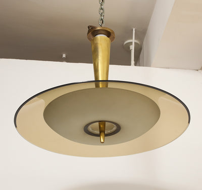 Rare Pendant Model no. 1462 by Max Ingrand for Fontana Arte