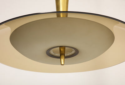 Rare Pendant Model no. 1462 by Max Ingrand for Fontana Arte