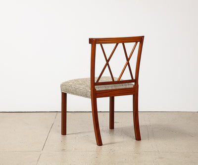 Set of 8 Diamond-Back Dining Chairs by Ole Wanscher