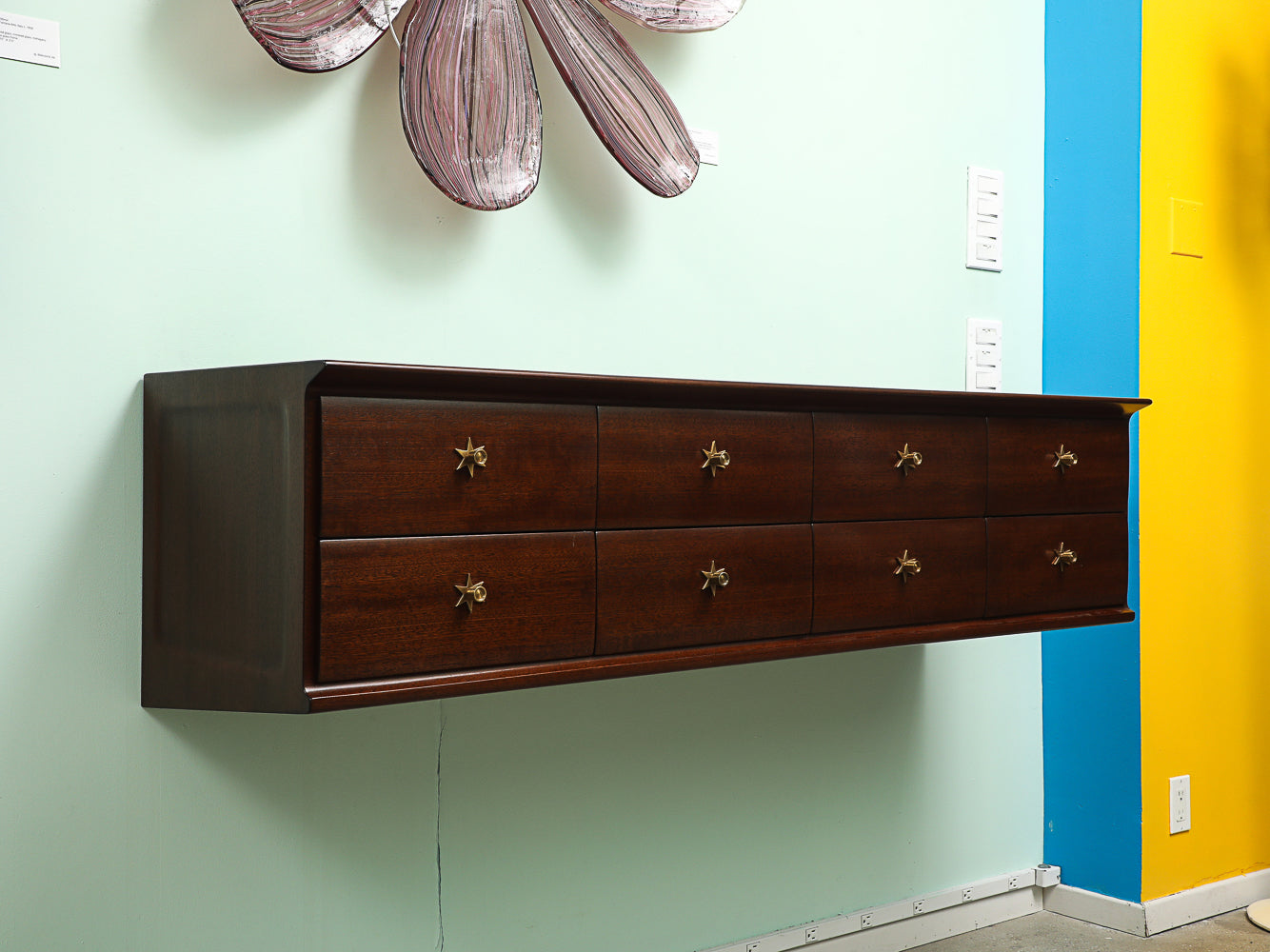 Wall-Mounted Console by Osvaldo Borsani for ABV