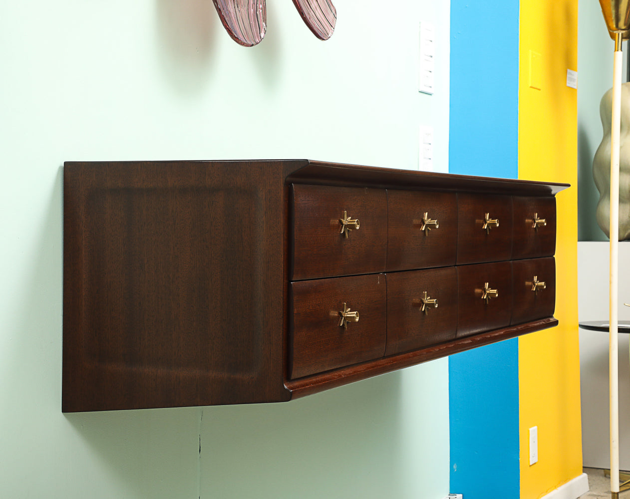 Wall-Mounted Console by Osvaldo Borsani for ABV