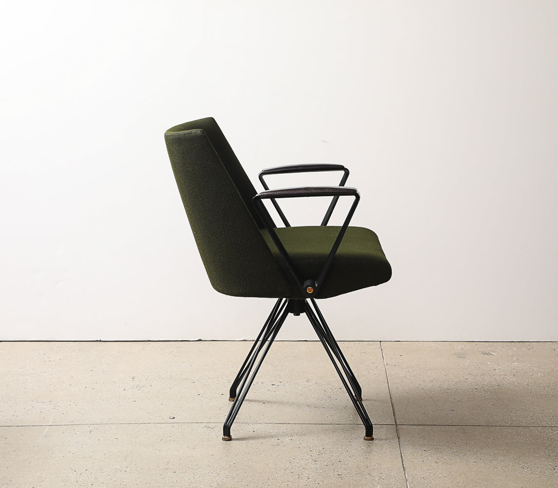 P99 Swivel Pull-Up Chair by Osvaldo Borsani for Tecno