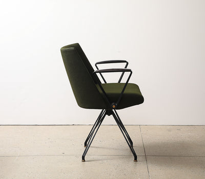 P99 Swivel Pull-Up Chair by Osvaldo Borsani for Tecno