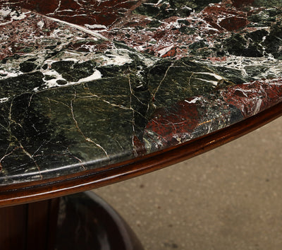 Circular Pedestal Center/ Dining Table by Osvaldo Borsani