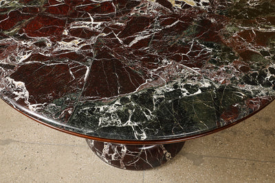 Circular Pedestal Center/ Dining Table by Osvaldo Borsani