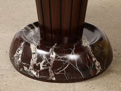 Circular Pedestal Center/ Dining Table by Osvaldo Borsani