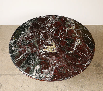 Circular Pedestal Center/ Dining Table by Osvaldo Borsani