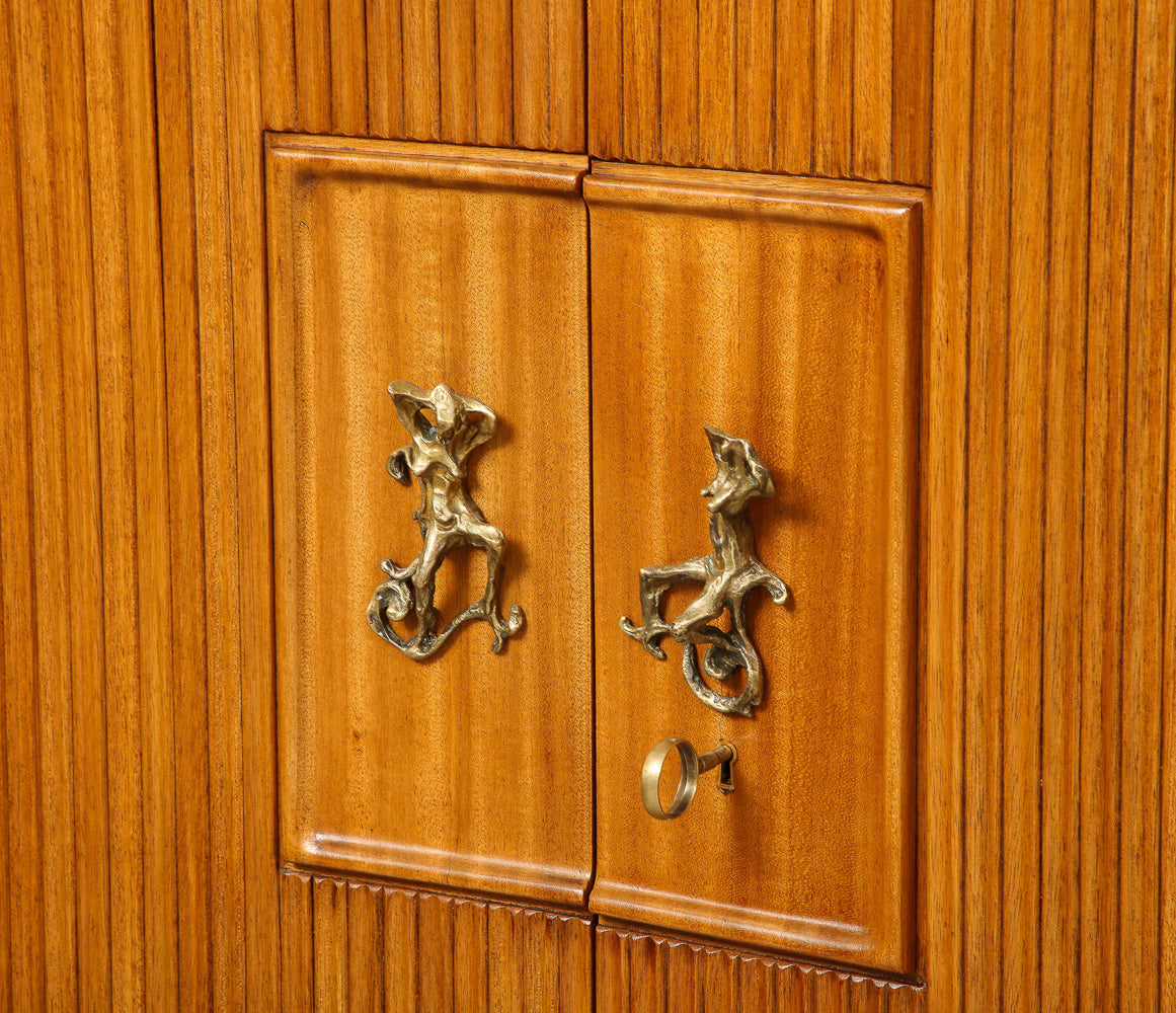 2-Door Cabinet by Osvaldo Borsani & Lucio Fontana for ABV