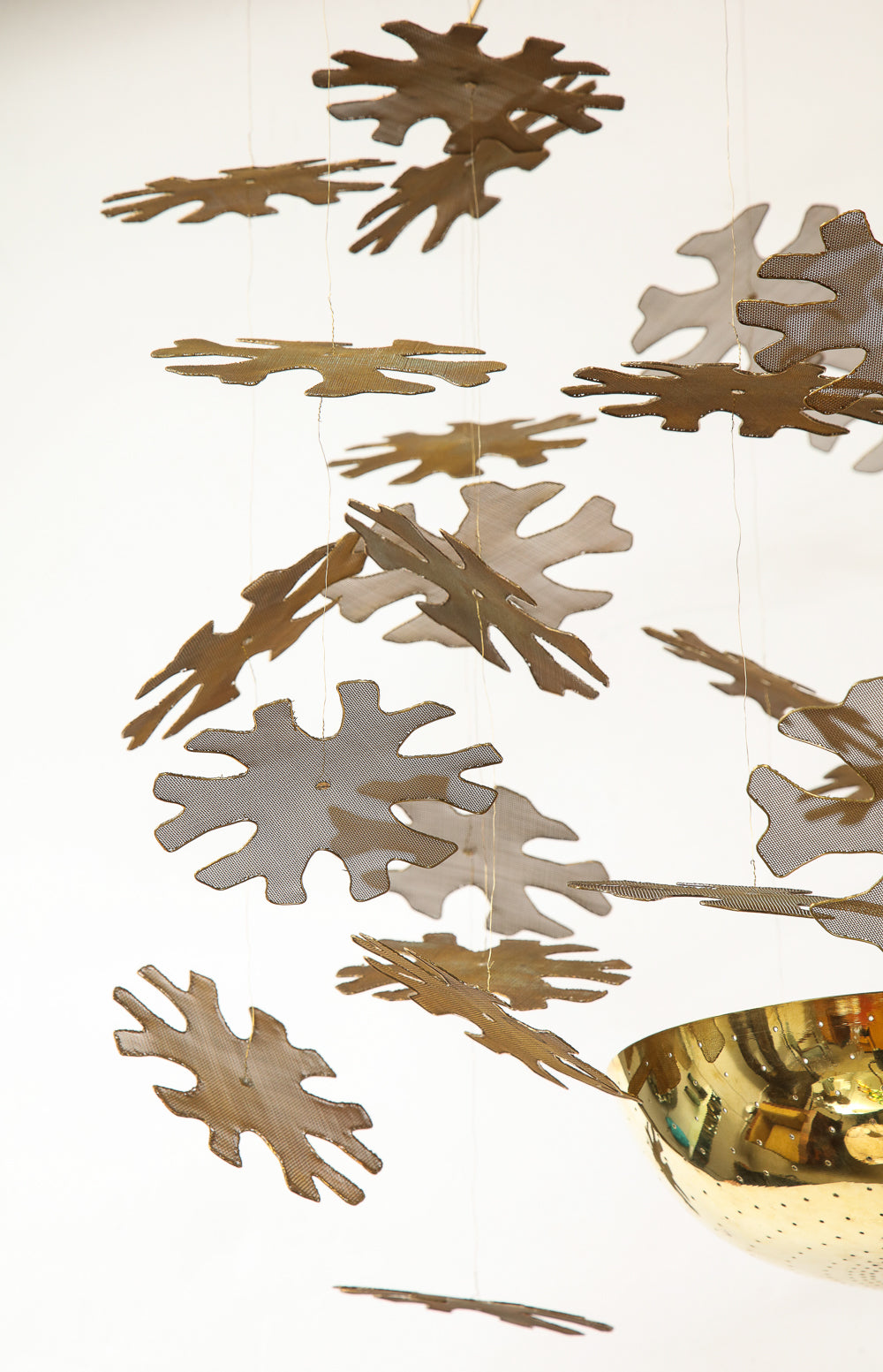 Rare Snowflake Ceiling Fixture by Paavo Tynell for Taito Oy