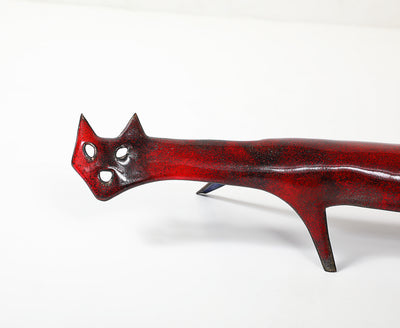 Gato Metal Sculpture by Gio Ponti & Paolo De Poli