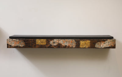 PE17 Patchwork Wall-Mounted Console by Paul Evans
