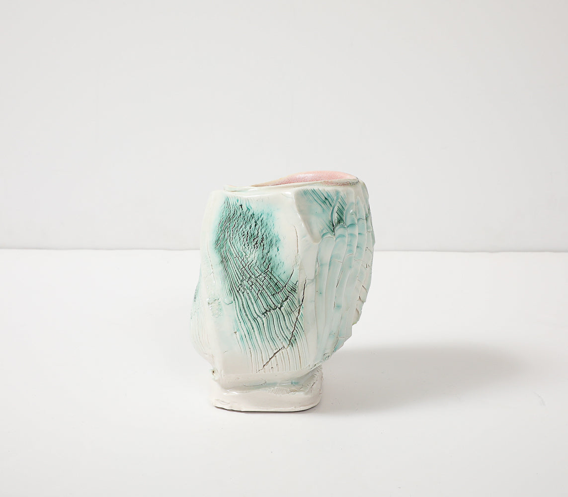 Alluvium Vase #12 by Riley Walzer