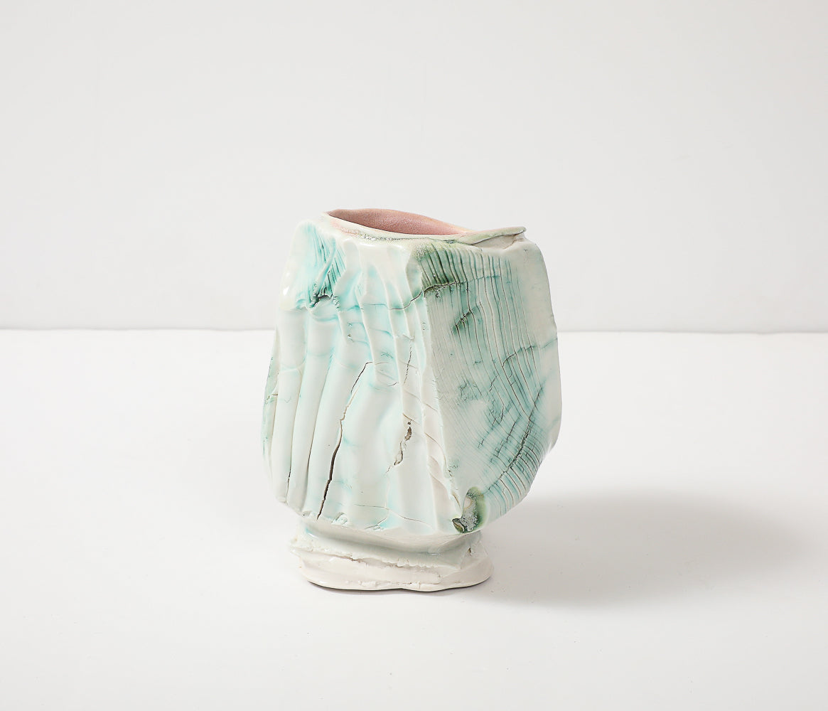 Alluvium Vase #12 by Riley Walzer