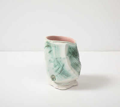 Alluvium Vase #12 by Riley Walzer