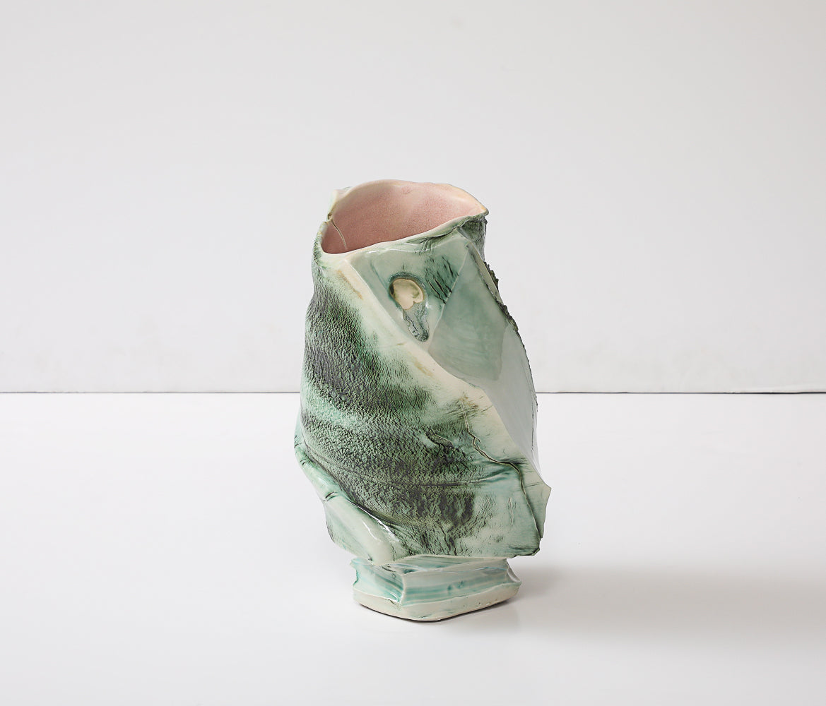 Alluvium Sculptural Vase #3 by Riley Walzer