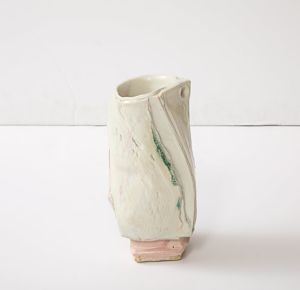 Alluvium Sculptural Vase #1 by Riley Walzer