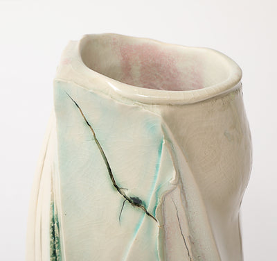 Alluvium Sculptural Vase #1 by Riley Walzer