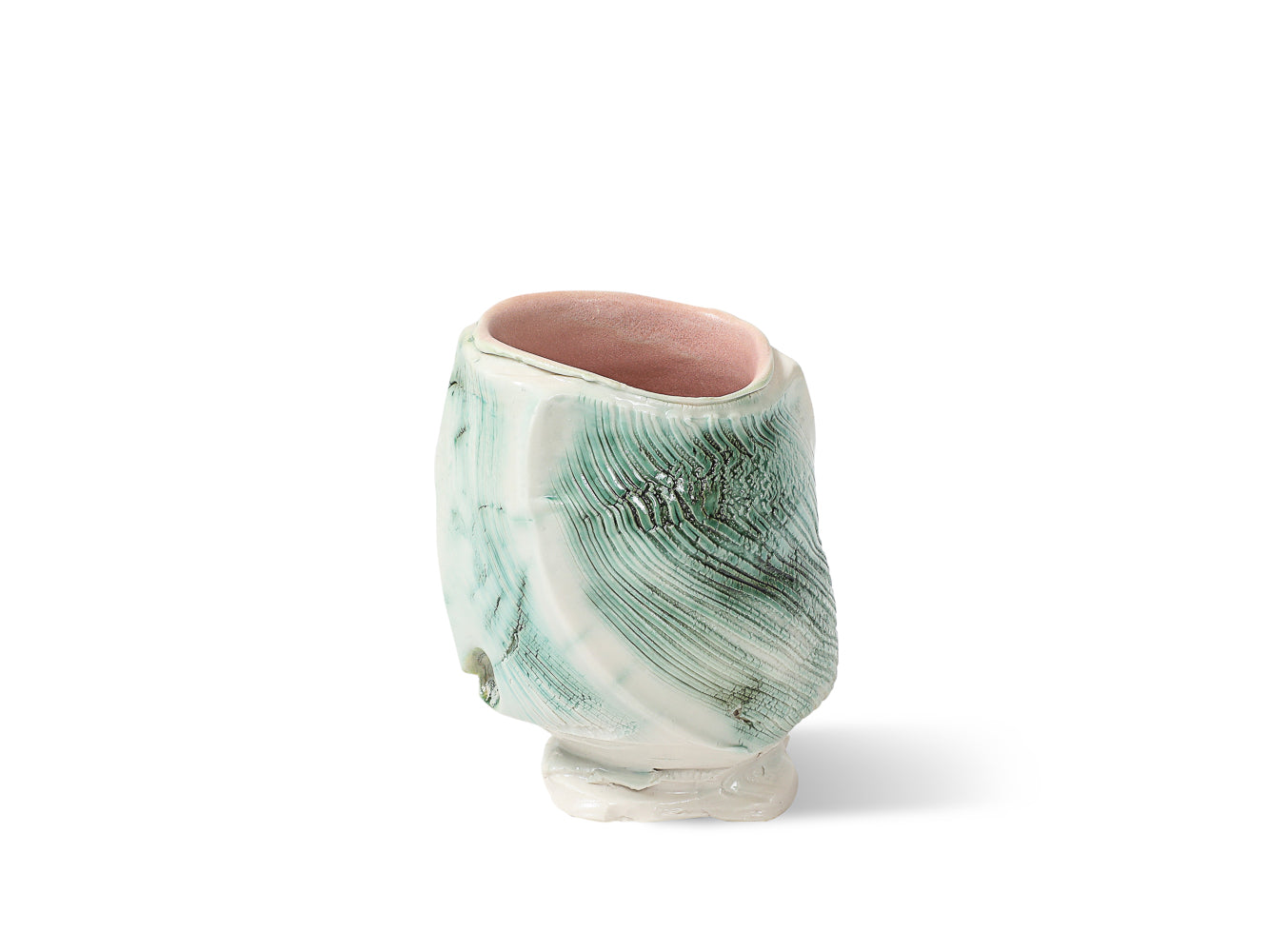 Alluvium Vase #12 by Riley Walzer