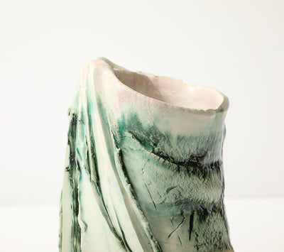 Alluvium Vase #6 by Riley Walzer