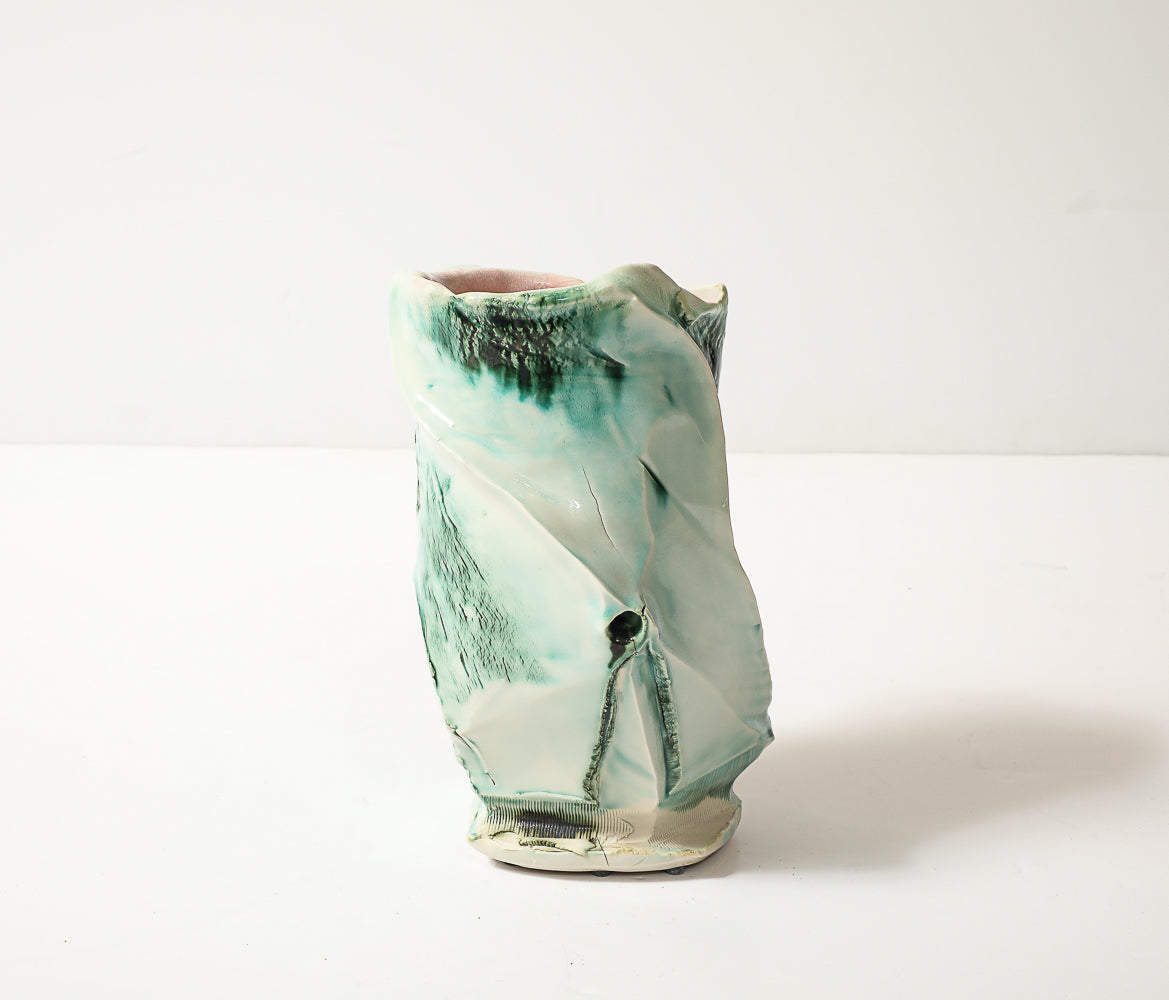 Alluvium Vase #5 by Riley Walzer