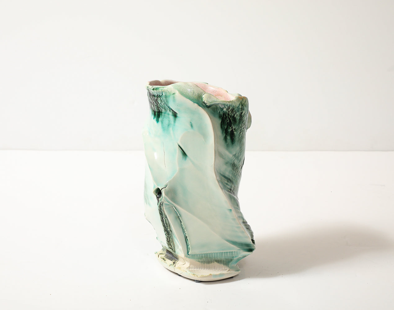 Alluvium Vase #5 by Riley Walzer