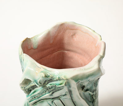 Alluvium Vase #5 by Riley Walzer