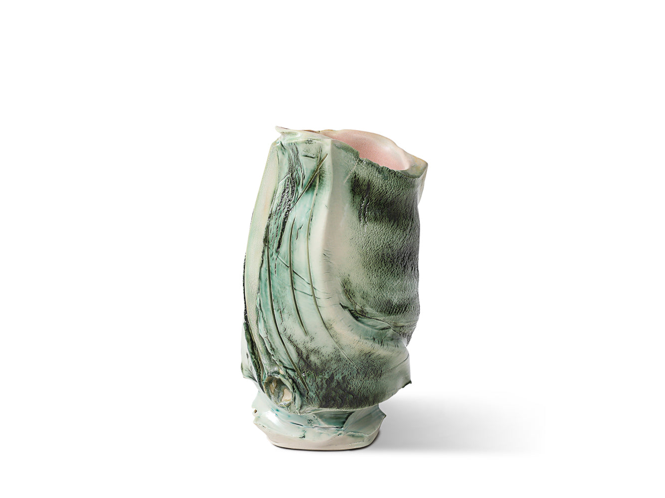 Alluvium Sculptural Vase #3 by Riley Walzer