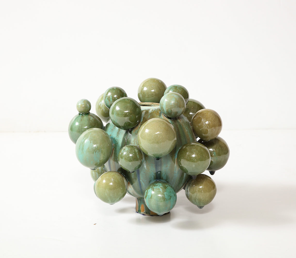 Oval Bubble Bud Vase by Robbie Heidinger