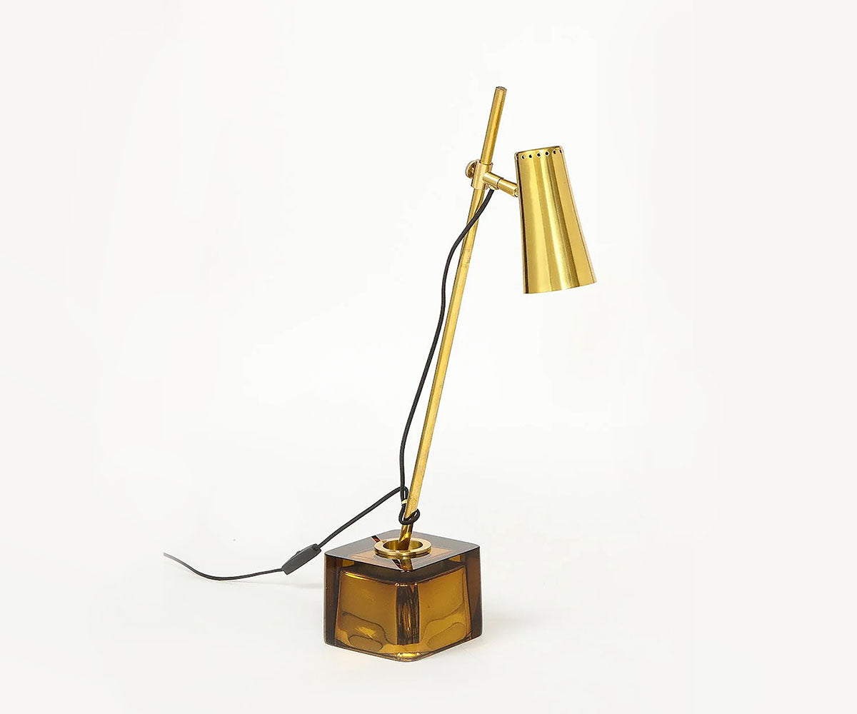 “Up and Down Seguso” Table Lamp by Roberto Giulio Rida