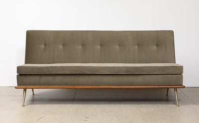 Rare Armless Sofa by T.H. Robsjohn-Gibbings for Widdicomb Furniture