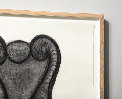 Charcoal Drawing V5 by Rosanne Sniderman
