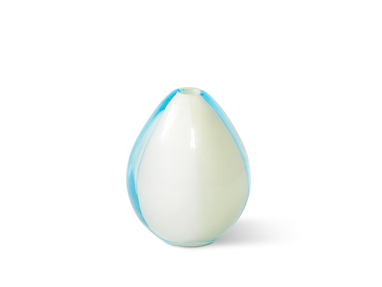 Wide Striped Murano Vase by Salviati