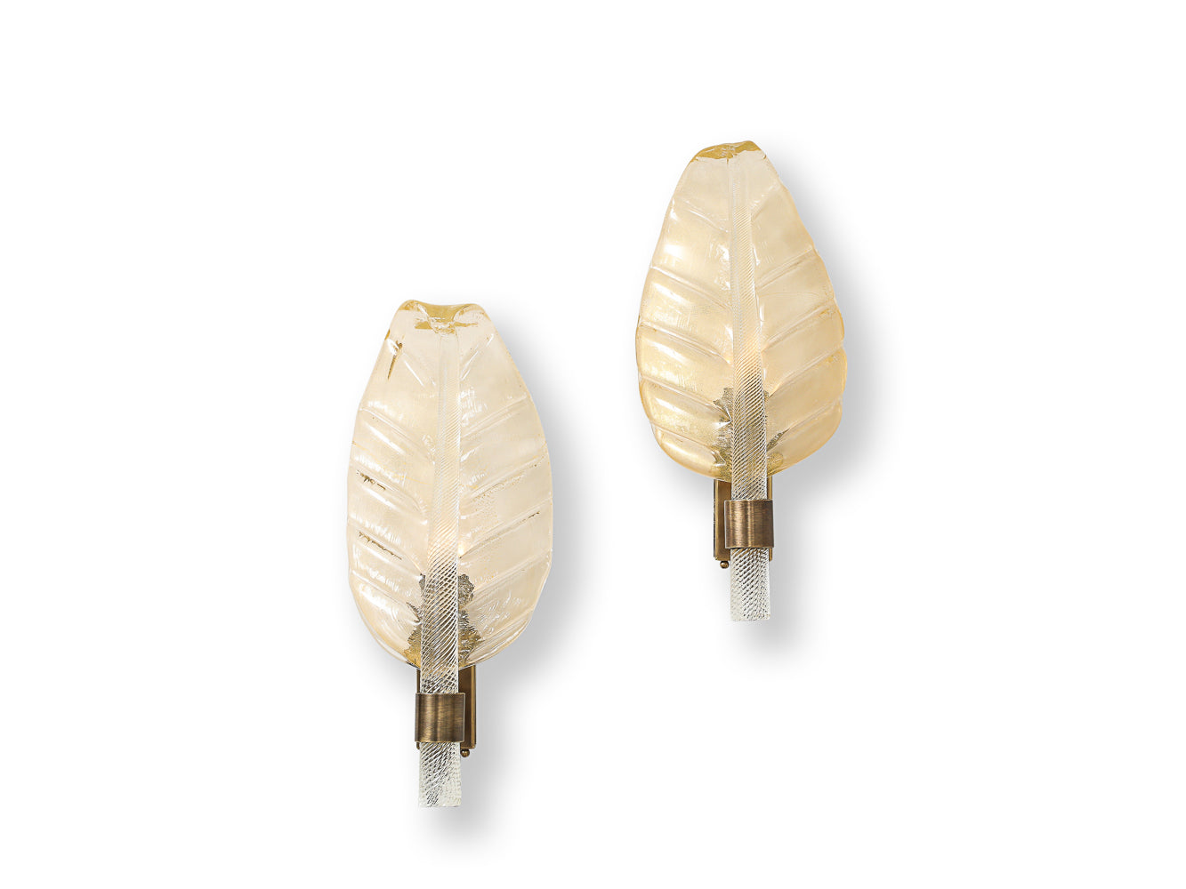 Leaf Wall Lights by Seguso Vetri D'Arte