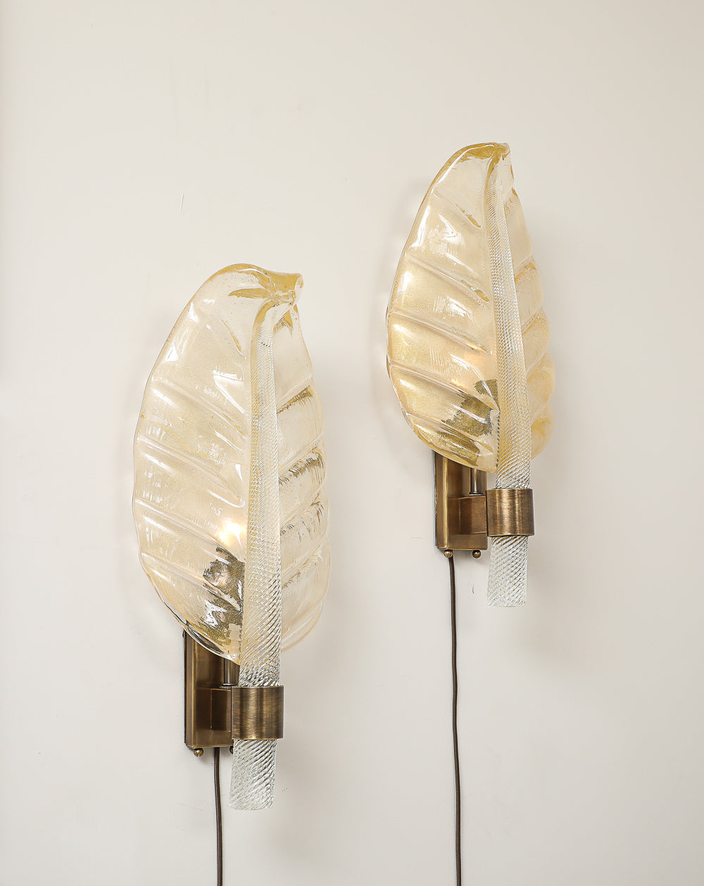 Leaf Wall Lights by Seguso Vetri D'Arte