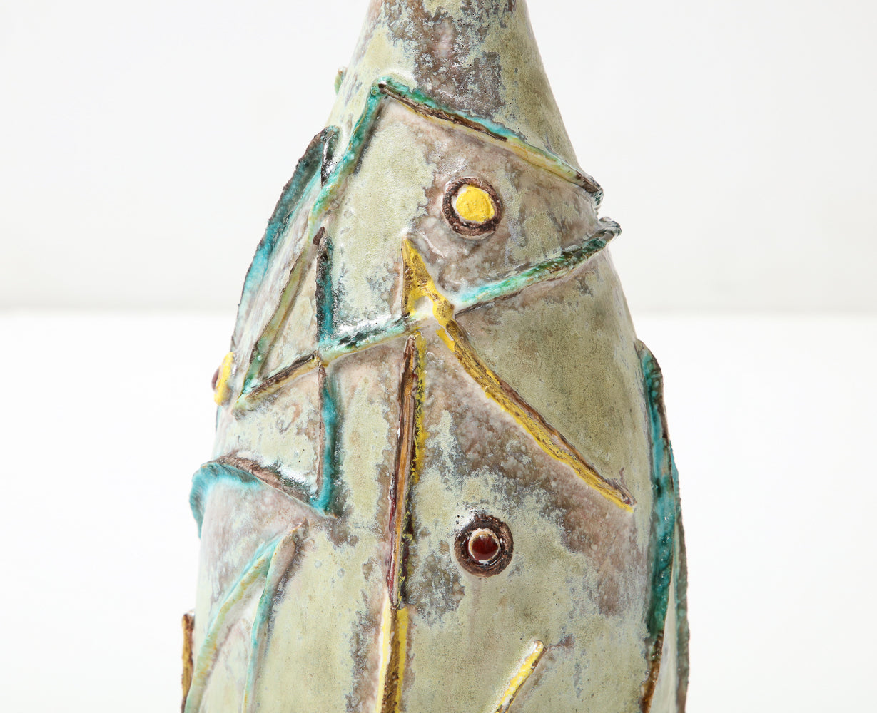 Ceramic Bottle by Umberto Zannoni
