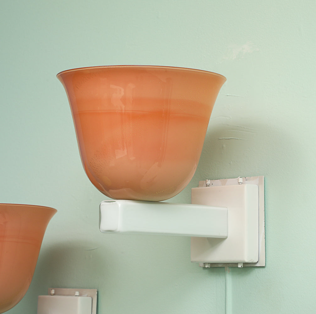 Pair of Wall Lights by Ludovico Diaz de Santillano for Venini