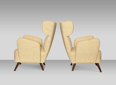 Pair of “Treno” New Production Lounge Chairs by Donzella Ltd.