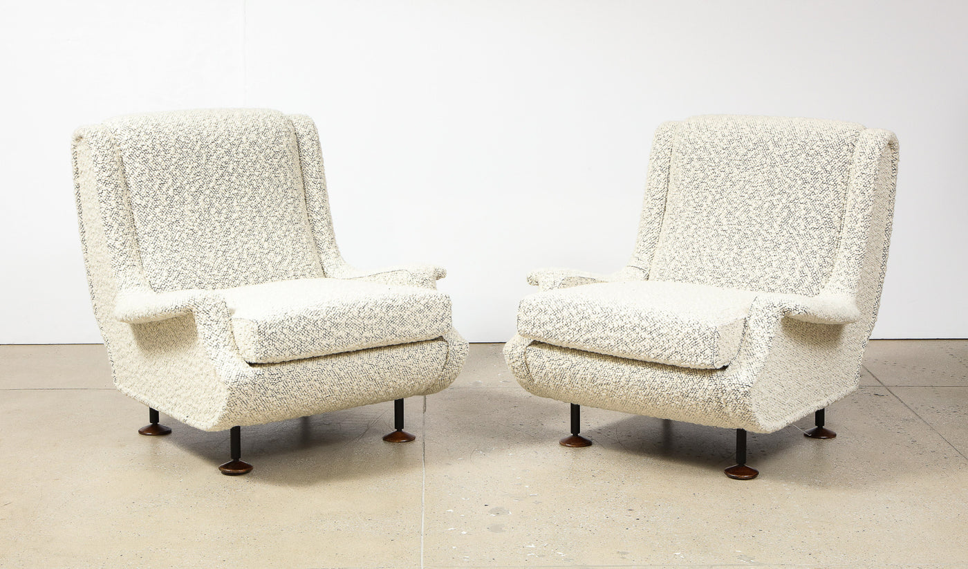 Pair of "Regent" Club Chairs by Marco Zanuso for Arflex