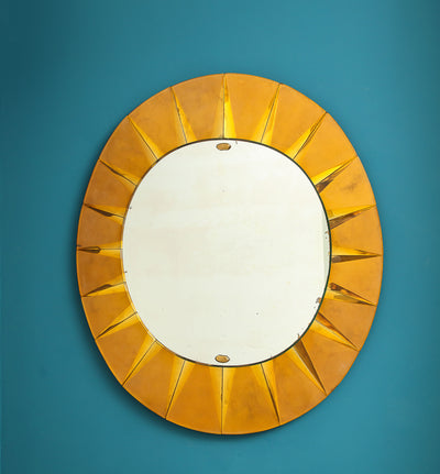 Rare Mirror by Max Ingrand for Fontana Arte