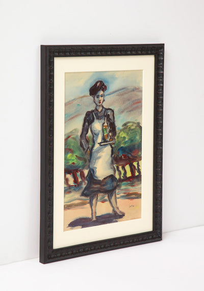 Framed Watercolor By Norton Foster