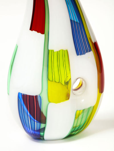 Rare "Bandiere" Vase By Anzolo Fuga for A.V.E.M.