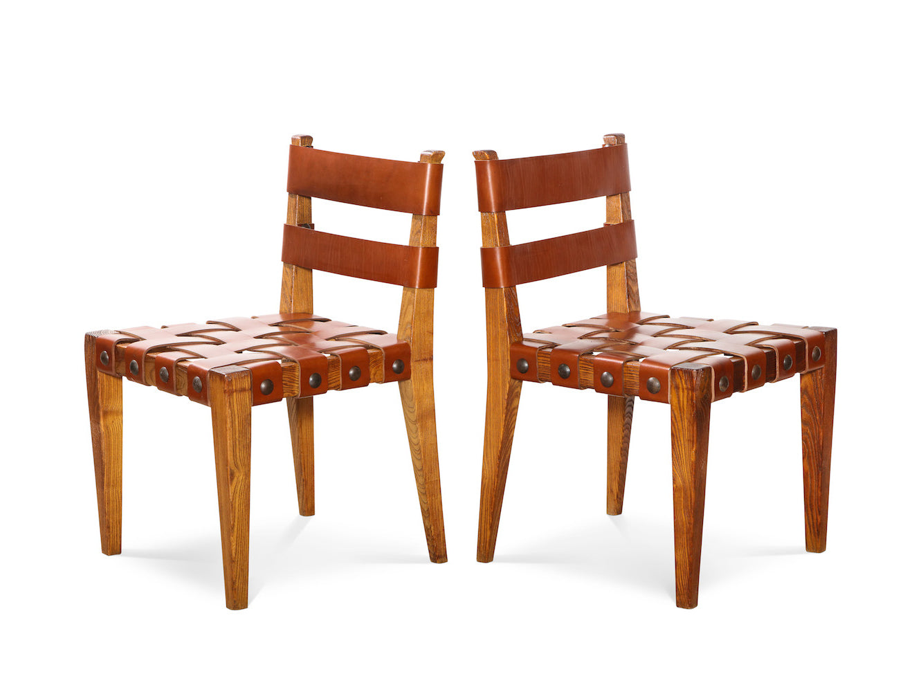 Strap Side Chairs for ABV by Osvaldo Borsani