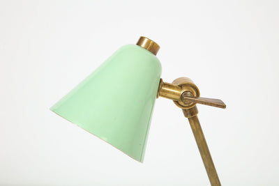 Unique Malachite Desk Lamp by Fedele Papagni