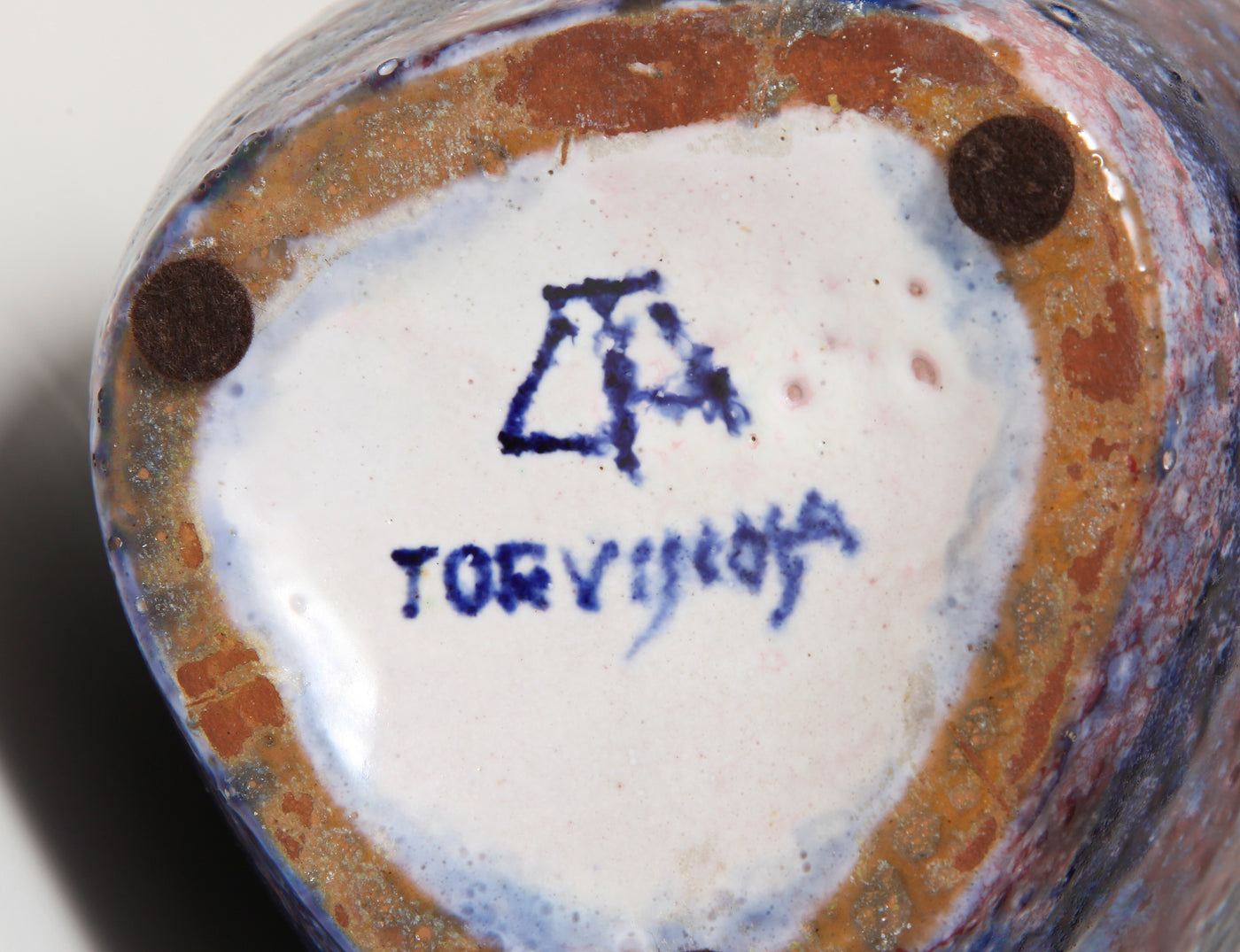 Handmade Ceramic Bottle by Torviscosa