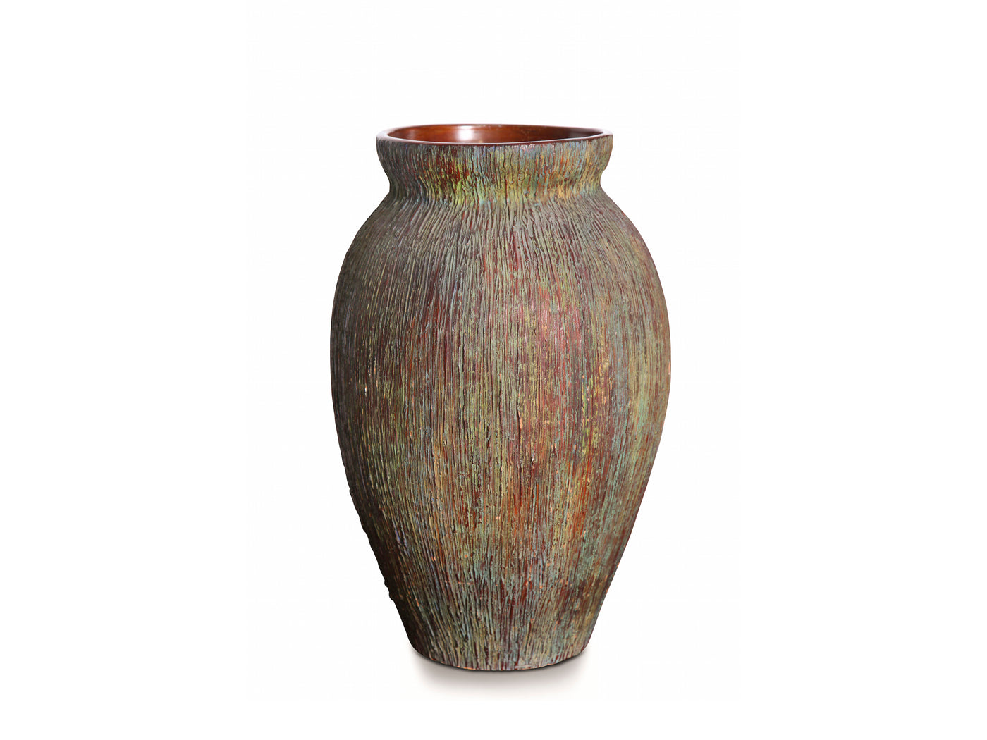 Large-scale Textured Vase By Zaccagnini