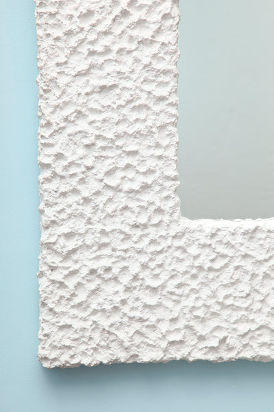 Neve Plaster Wall Mirror by Alexandre Logé