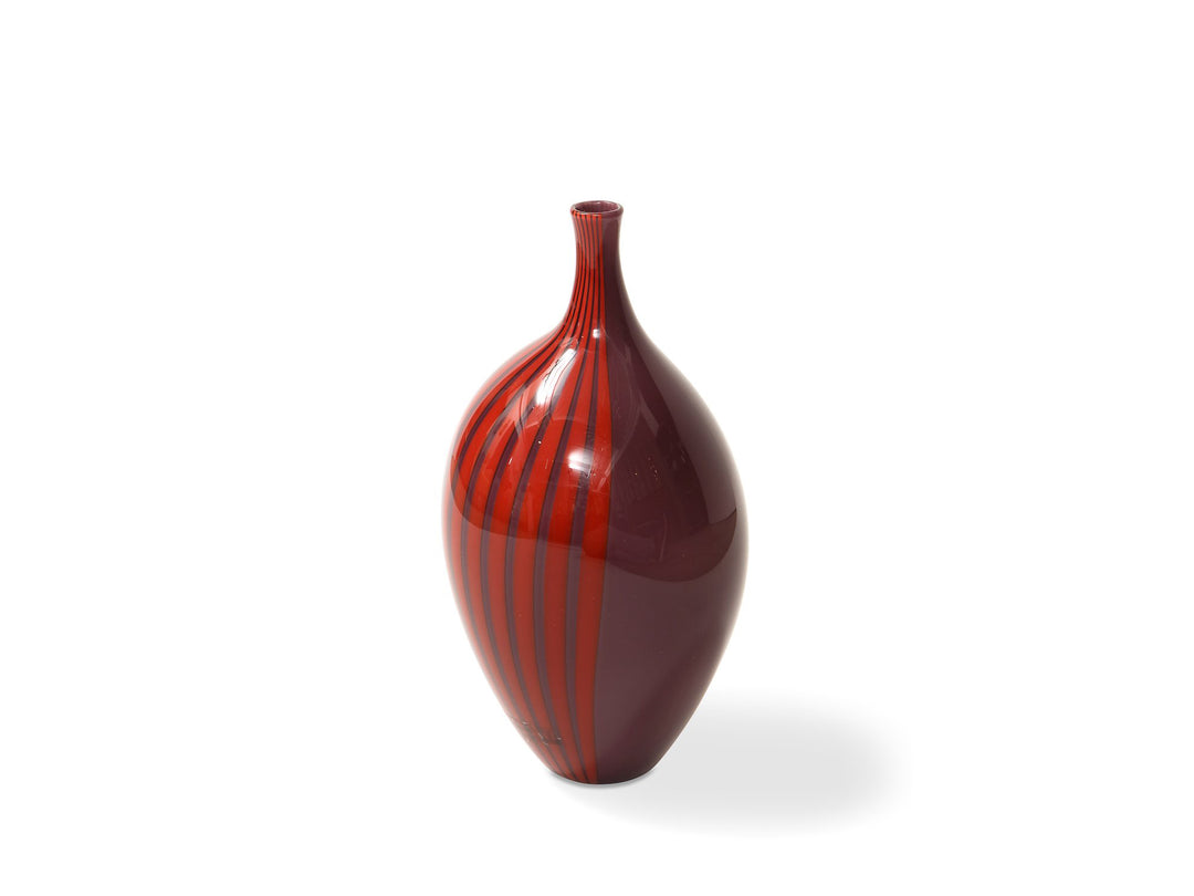 Hand Blown Glass Vase By Lino Tagliapietra for F3 International