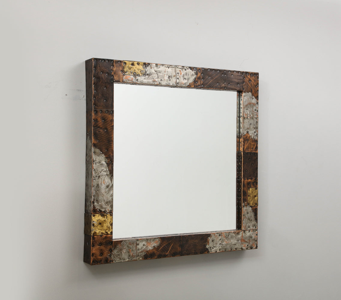 PE18 Wall Mirror by Paul Evans for Directional